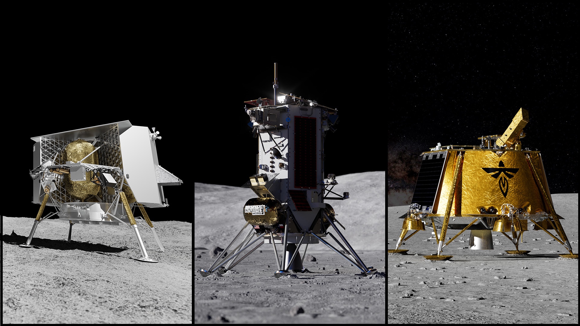 NASA awards nearly $600 million in lunar lander missions – SpaceNews
