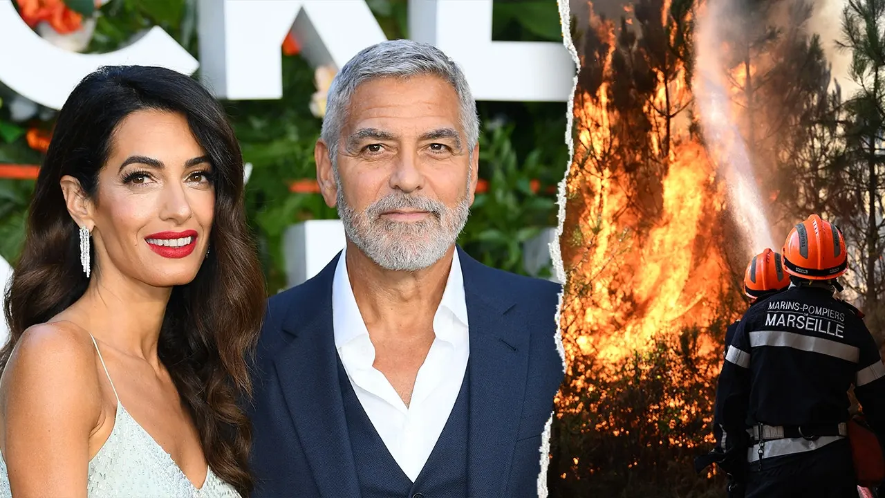 George and Amal Clooney evacuate France home as wildfires spread across Europe – Fox News