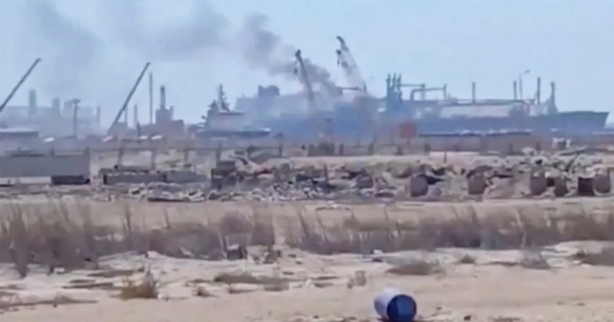 Egypt says fire on ships at Damietta port caused by drone – Al Jazeera