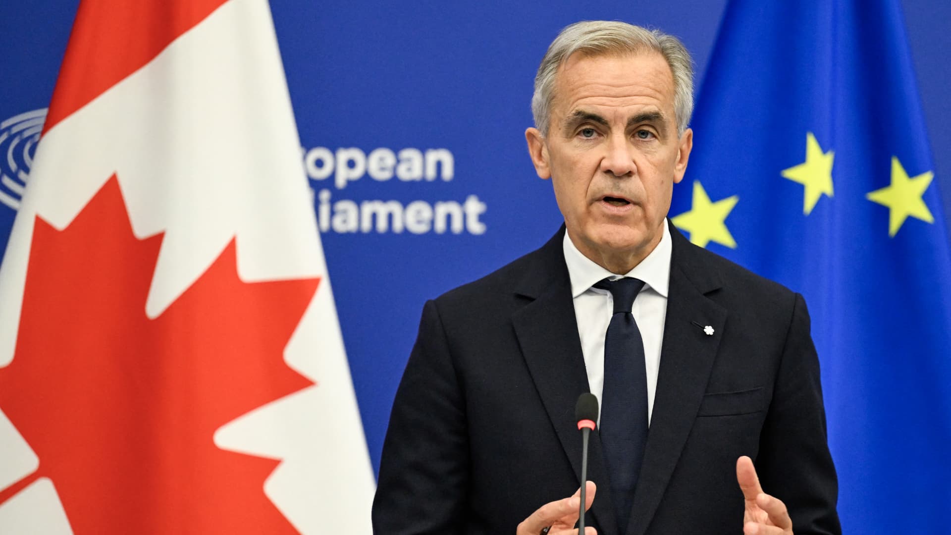 ‘Stronger together’: Carney welcomes EU invite for Canada to become first-ever associate member – CNBC
