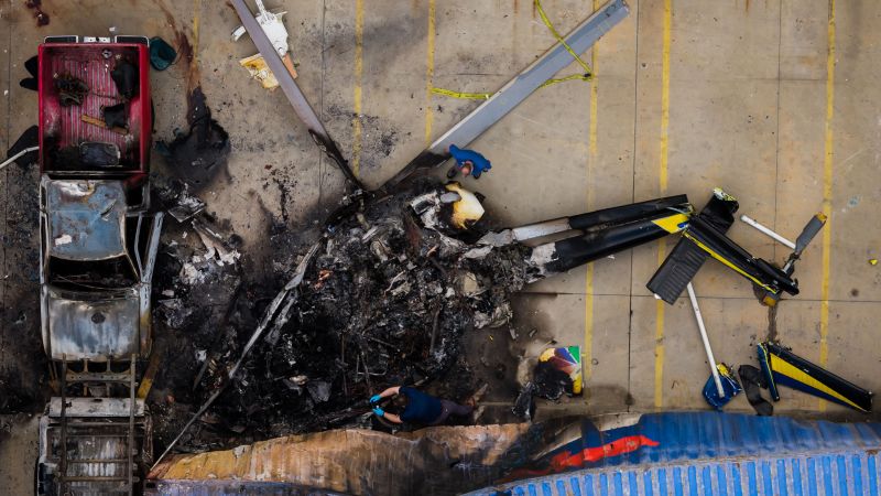 An SUV slammed into a city bus, then the news helicopters took flight. How one tragedy led to another – CNN