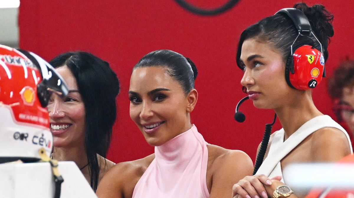 Kim Kardashian jokes with presenter after an awkward viral encounter at Monaco Grand Prix sparked backlash